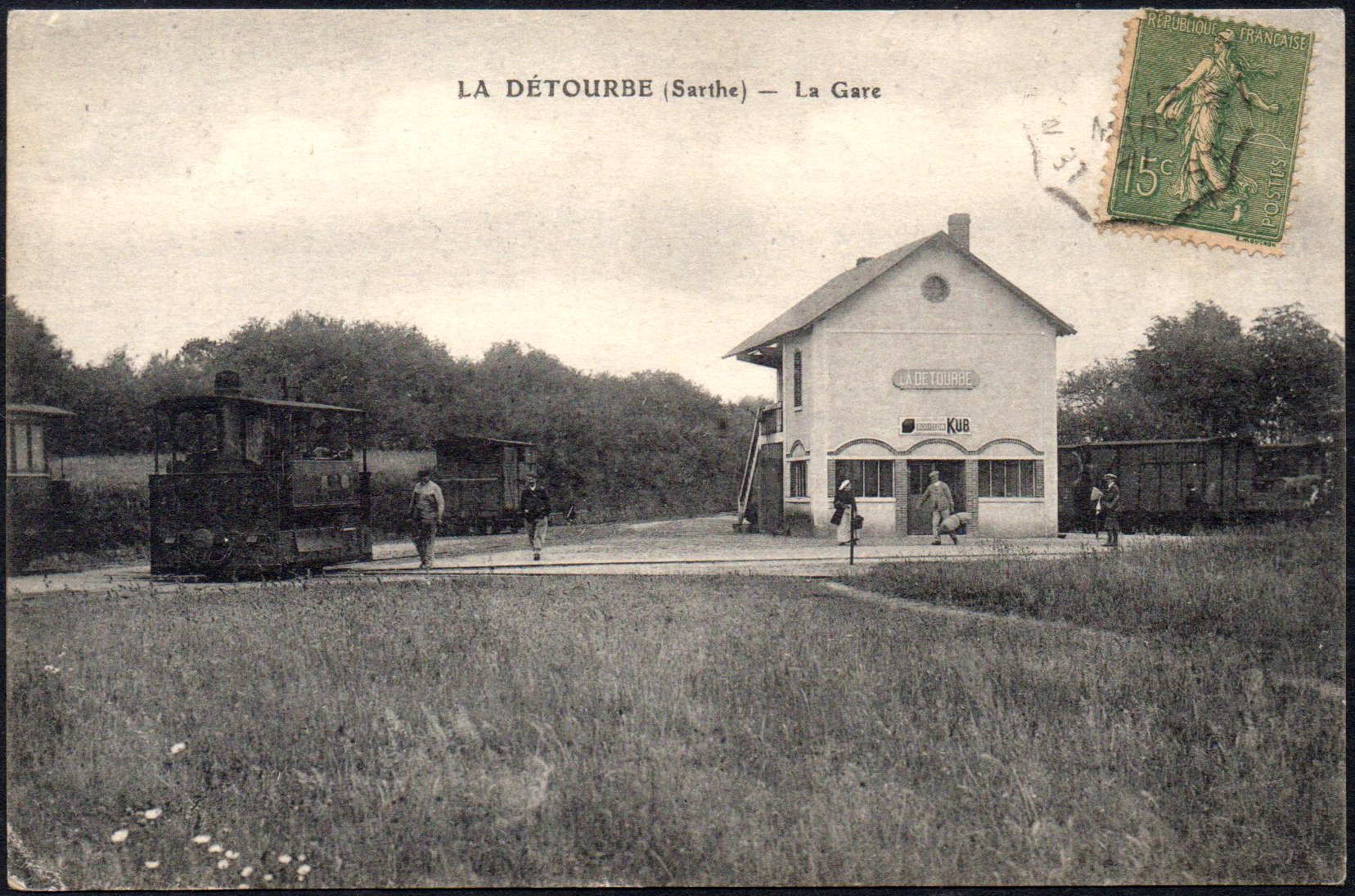 Gare de La Detourbe, Sarthe, junction to La Ferte-Bernard from the Mamers Line